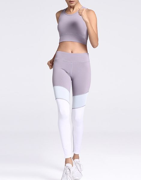 Wholesale3431 - SmoothWear - Tank and Leggings Sets-SILVER